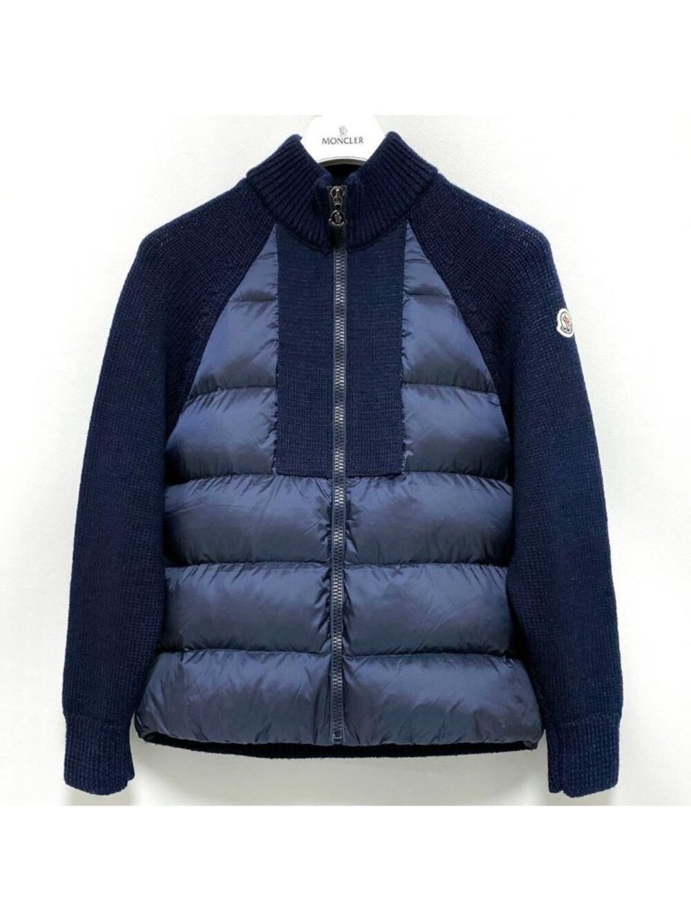 Moncler Knit Down Jacket Cardigan